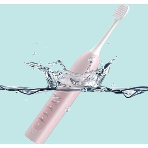 Adult 5-Speed Mode Electric Toothbrush Cordless Usb Rechargeable Waterproof Rotary Super-Long Standby Automatic Tooth Brush