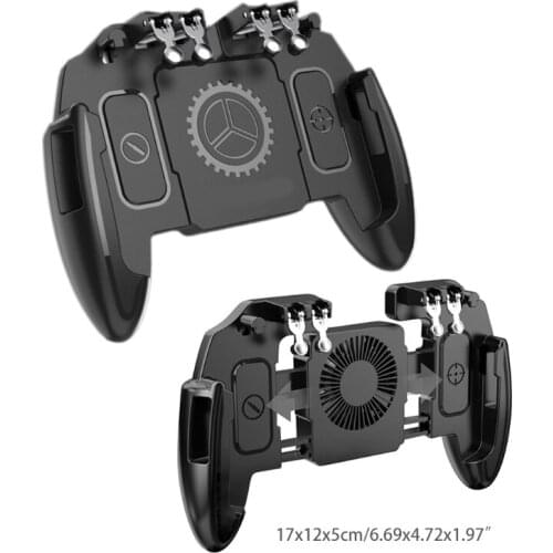 Y1AE 6 Fingers Grip Gamepad, Trigger Phone Game Radiator,Compatible With Pubg/fotnite/rules Of Survival Game/Cod