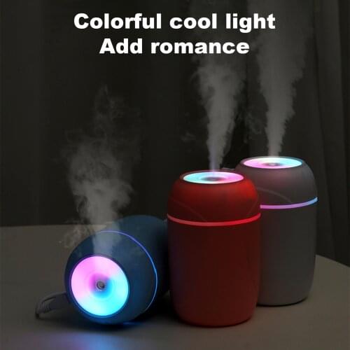 Hot Sale 260ML Mini Air Humidifier Colorful Night Light Desktop Portable Aroma Oil Diffuser Mist Maker for Car Home Office