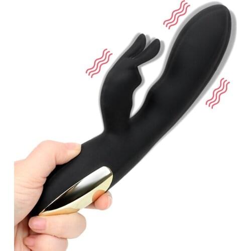 IKOKY G-spot Clitoris Stimulator Sex Toys for Women Rabbit Vibrator Silicone
