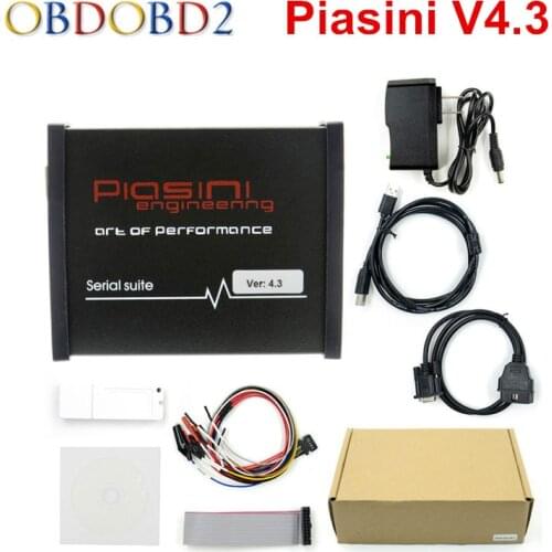 Best Quality PIASINI V4.3 MASTER Full Version ECU Programmer Serial Suite(JTAG-BDM- K-line-L-line-RS232- CAN-BUS ) Free Shipping