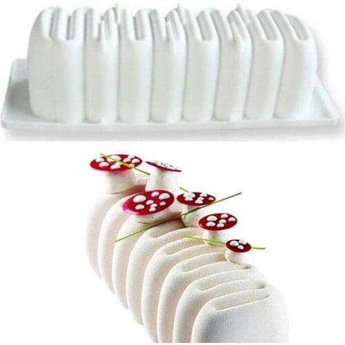 Cute Caterpillar Shape Silicone Cake Mold Mousses Mould 3D Cupcake Ice Cream Baking DIY Moule Jelly Pudding Muffin Drop Shipping