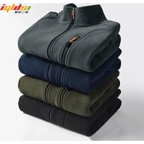 Mens Winter Outwear Thick Warm Fleece Jacket Parkas Male Spring Casual Outfits Tactical Army Jacket Outdoor Coat Plus Size 5XL