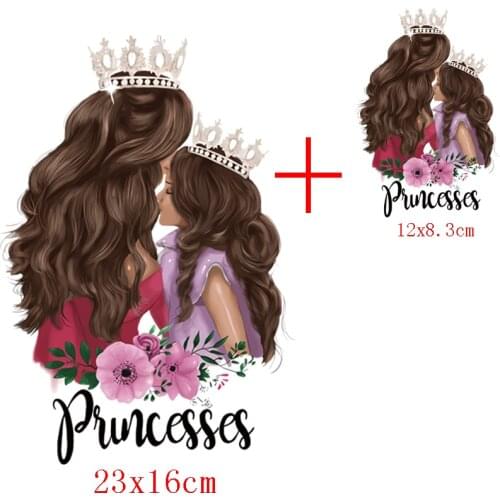 Pulaqi Iron On Patches Super Mama Clothing Patches Stickers For Clothes Heat Transfer Fashion Womens T-shirt Accessory Washable