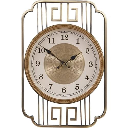 New Chinese Creative Living Room Mute Wall Clock Light Luxury Wall Decoration Wall Watch Home Clock Wall Decoration