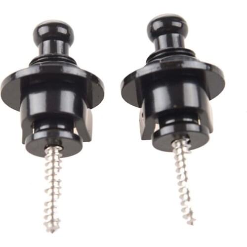 A pair of Guitar Strap Locks, Black