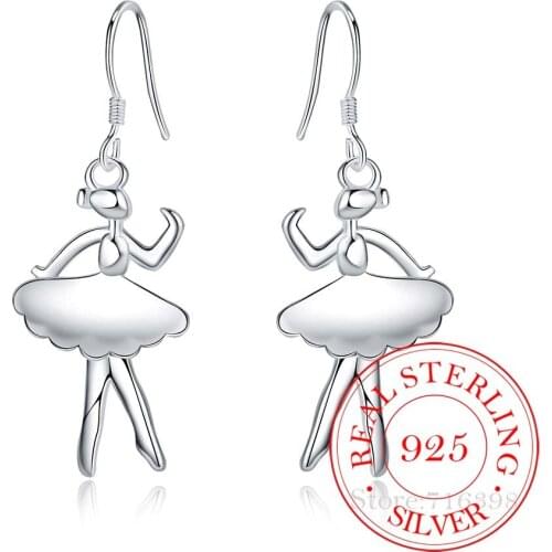 925 Sterling Silver Earring Korean Tassel Vintage Goddess Long Dangle Earrings For Women Girls 2020 Engagement Wedding Jewelry