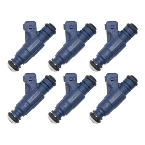 6pcs Fuel Injectors 0280156023 for 2000-2009 Saab 9-3 9-5 2.0L 2.3L 3.0L l4 V6 GAS