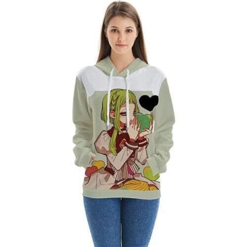 Unisex Anime Toilet-Bound Hanako-kun Cosplay Costume Fashion Adults Cartoon Sweater Hoodie Uniform 3D Printing Men Women Kids
