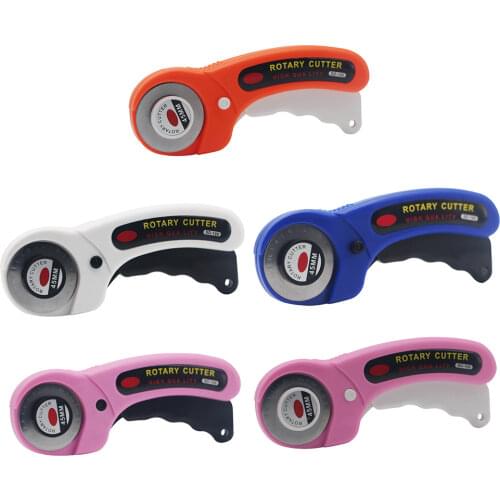 Leather Craft Rotary Cutter Leather Cutting Tool Fabric Cutter Circular Blade DIY Patchwork Sewing Quilting Fit Olfa Cut 45mm