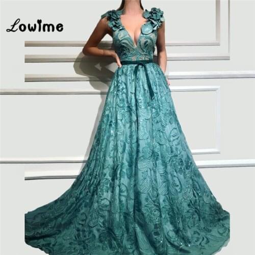 Vestido De Festa Longo V Neck Evening Dresses Evening Gown Formal Dress Women Elegant Abendkleider 2018 Abiye Gece Elbisesi