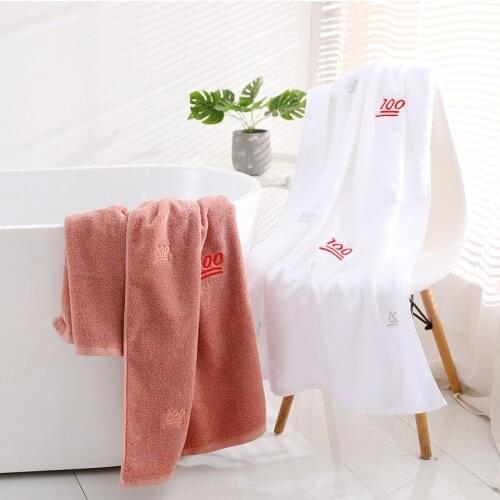 1pcs Super Absorbent Soft Face Washers Towel Boy Girls Adult Creative Embroidered Pure Cotton Bath Towel Home Travel Towel