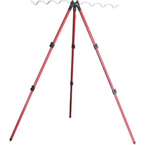 2 sizes Aluminum Alloy Telescopic Fishing Tripod Holder Stand for Fishing Rod