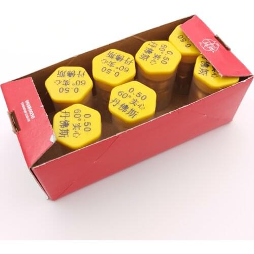 5PCS Brass DANFOSS 60degree oil burner nozzle boiler combustion fuel injection Diesel heavy oil burner heater