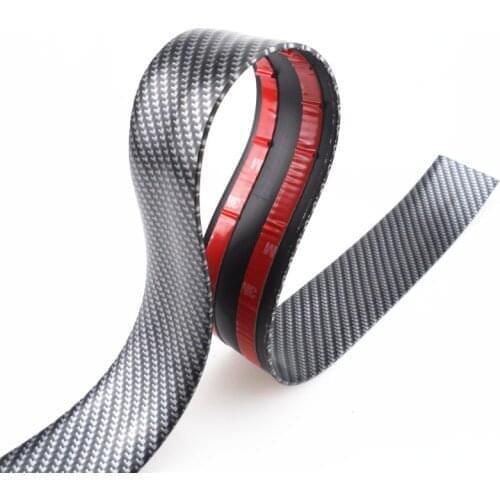 Car sticker carbon fiber rubber molding threshold protector for Nissan Teana X-Trail Qashqai Livina Sylphy Tiida Sunny March