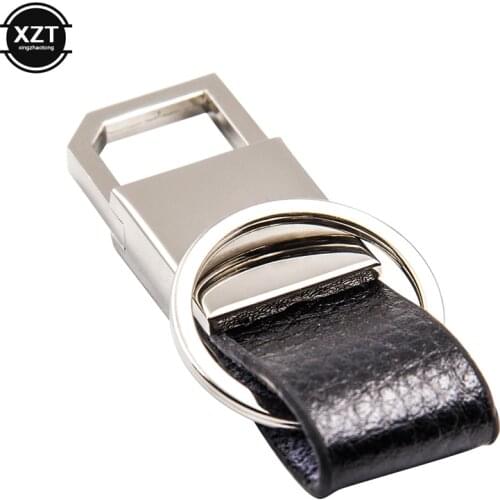 Keychains For Men Car Bag KeyRing Alloy Supplies High-Grade Leather Anti-Lost Rope Keychain Suitable for Mercedes-Benz BMW