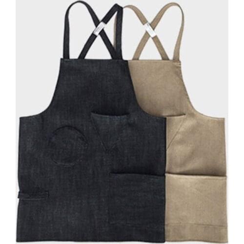 Childrens aprons Painted anti-fouling clothing Sleeveless kids fine art writing brush painting cowboy apron