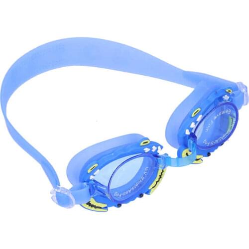 Children Swimming Glasses Adjustable Kids Silicone Swim Goggles Cute Crab Fish Dolphin Swan Shape Anti-Fog Swimming Glasses