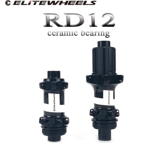 ELITE RD12 Disc Brake Center Lock Ceramic Bearing Hub Front 12x100mm Rear 12x142mm 24-24 Holes For Road Disc Wheelset Cycling