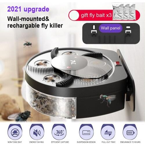 Electric Flycatcher Pest Insect Catcher No Radiation Automatic Flycatcher Outdoor Indoor Capture Insect Pest Collector Usb Plug