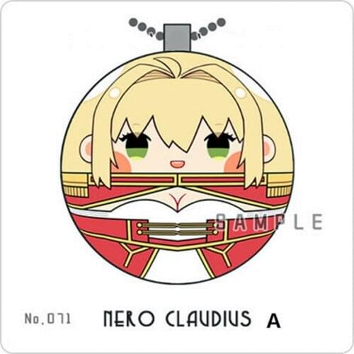 FGO Fate/Grand Order Nero Claudius Keychain Bag Strap Plush Doll wallet phone mobile key belt new gift hot limited