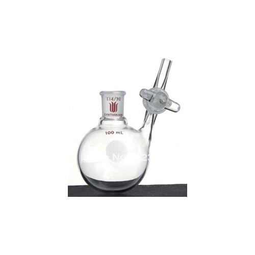 F53242L Flask, Reaction, With glass stopcock, Capacity:2000ml, Joint:24/40