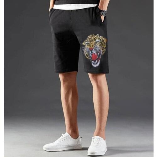Men Rhinestones Color Sportswear short pants Male Casual shorts 2021 Men