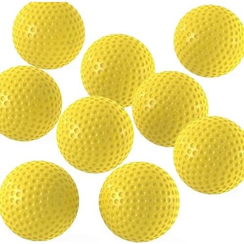 Practice Foam Golf Balls Pack of 18 - Dent Resistant, Limited Flight, Realistic Performance, Dimpled Perfect for Indoors