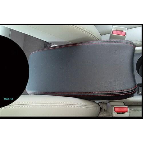 New Cover Fit For Honda Civic 8th 2006 2007 2008 2009 2010 2011 Car Center Armrest Cover Stitching PU Leather Surface Shell Trim