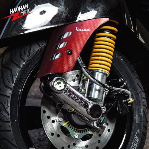 For VESPA GTS 125 200 300 2013-2020 Motorcycle Front Wheel Rocker Shock Cover Protector CNC Aluminum