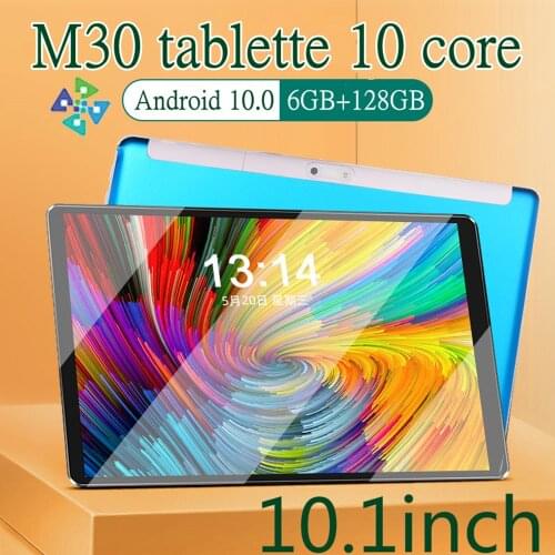 Tablet android M30 Pro 10.1 inch6GB+128GB tablette Android 10.0 TABLET 4G 6000mAh 10 core android tablet pc