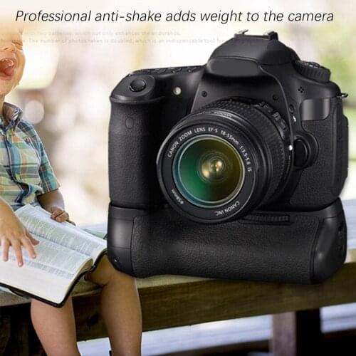 Camera Battery Grip for Canon EOS 70D SLR Camera Grip for LP-E6 Battery Box Grip with Multi-Function Button