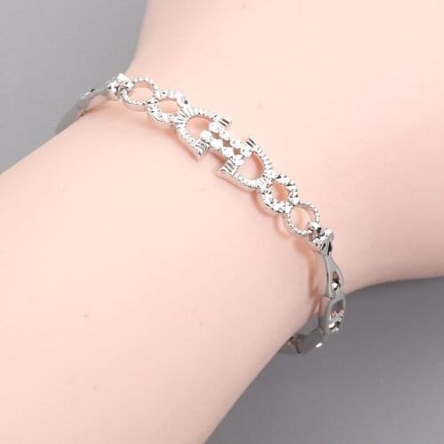 Inspired Fadeless No allergy Silver Bracelet BY0053