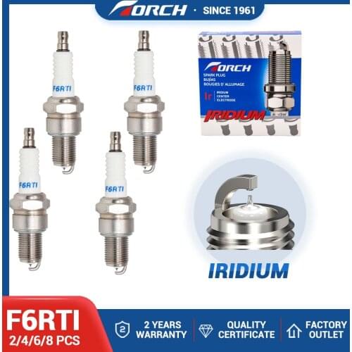 NGK BPR6EIX Spark Plug Replacement Torch Brand Bujia Iridium F6RTI for AUSTIN HEALEY 3000 BASE 1959-1967 2.9L/2912cc