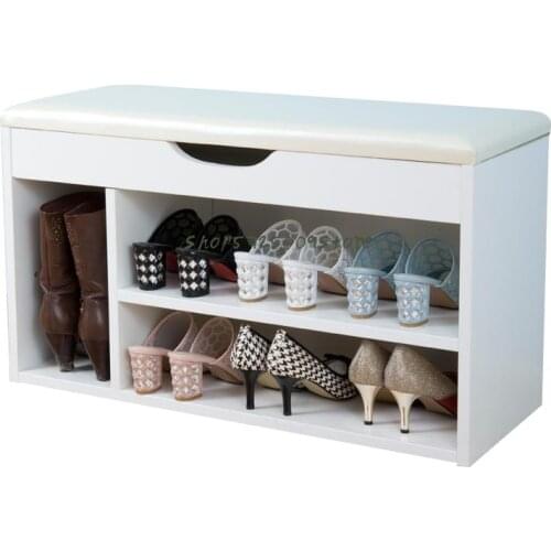 Shoe Changing Stool Type Shoe Cabinet Economical Storage Belt Can Sit On Shoes Stool Soft Bag Cushion Simple Household Door Shoe