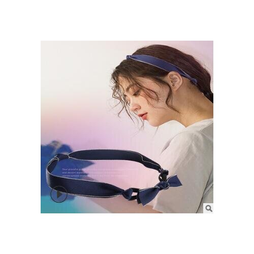 100pcs/lot DIY Multi Fabrics Simple Bowknot Headband Elasticity Head Bands Hair Styling Tools Accessory HA963