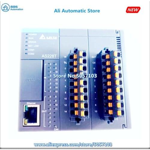 AS228T-A European Terminal 16 DI 12 Do AB (NPN) Four Groups Of 200K Phase Input New