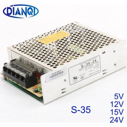 Power suply S-35w 5V 12V 15V 24V 0-7A ac to dc power supply switch high quality ac dc converter S-35-5 S-35-12 S-35-15 S-35-24