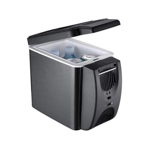 12V Refrigerator Freezer Heater 6L Mini Car Fridge Cooler & Warmer Electric Fridge Portable Icebox Travel Refrigerator