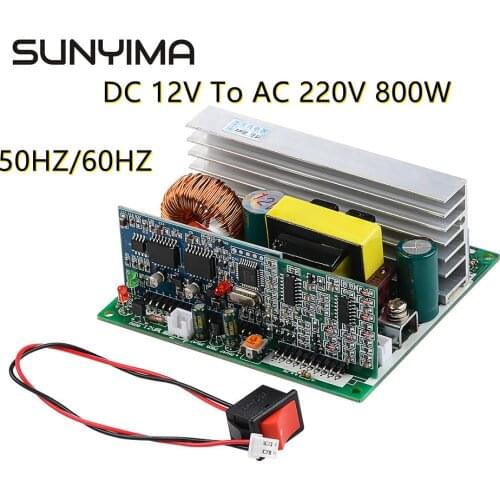 SUNYIMA 1Pc Invertor Pure Sine Wave Inverter Circuit 12V To 220V 800W Driver Board
