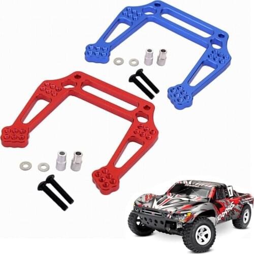 Metal Front Shock Tower Upgrade Parts for 1/10 Traxxas Slash 2WD Rustler VXL Stampede Bandit Replace 3638