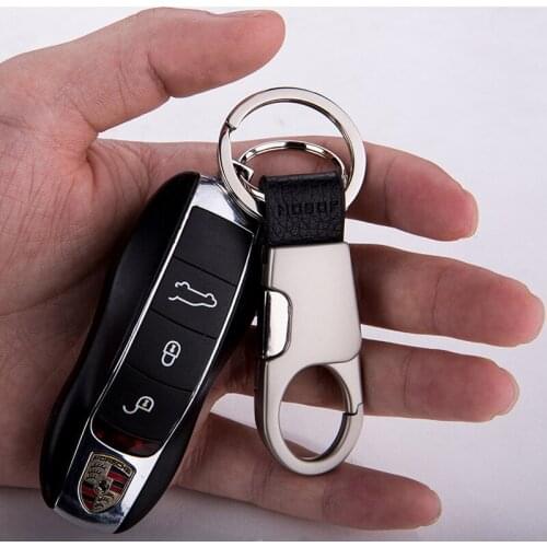 Metal High-End Key Ring Car Accessories Key Chain for Chevrolet Cruze Suzuki Sx4 Kia Optima K5 Audi A3 Keychain Auto Decoration