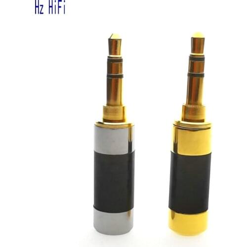 New 3.5mm Stereo Jack Audio Plug Gold-Plated Earphone Adapter For DIY Stereo Headset Earphone or Used for Repair Earphone