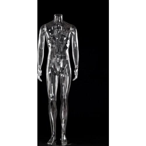 New Design High Quality Transparent Male Transparent Mannequin Hot Sale In USA Europe
