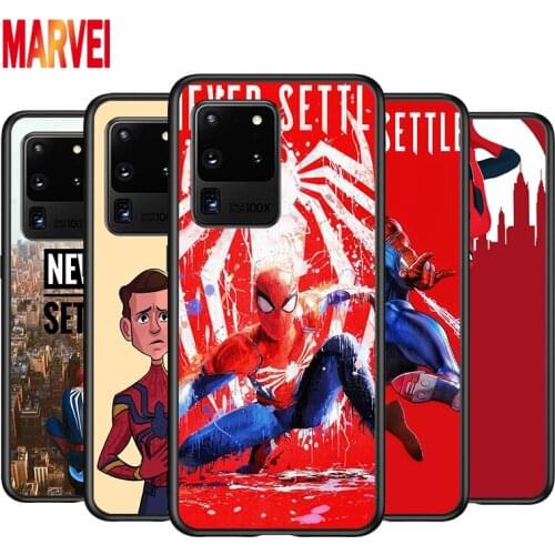 Popular Fashion Spiderman For Samsung Note 20 10 8 9 M02 M31 S M60S M40 M30 M21 M20 M10 S F62 M62 M01 Ultra Pro Plus Phone Case