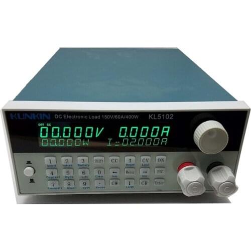 110V/220V 400W programmable DC electronic load KL5102 load meter battery capacity Internal resistance tester 1-150V 0-60A