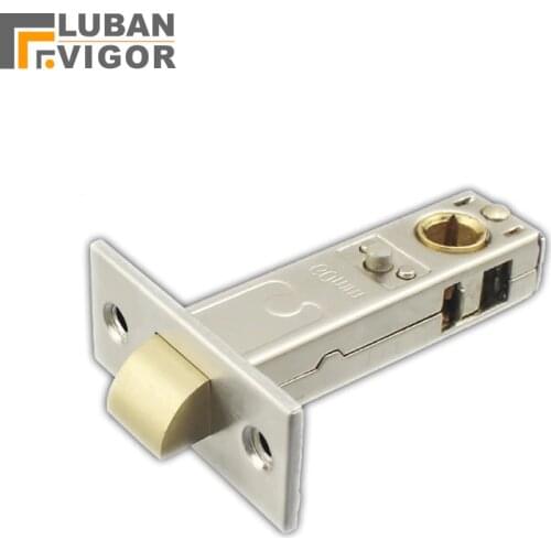 High quality ,Single bolt lock body, Brass lock tongue,lock margin 60MM ,Lockable,for Toilet bolt Bathroom toilet