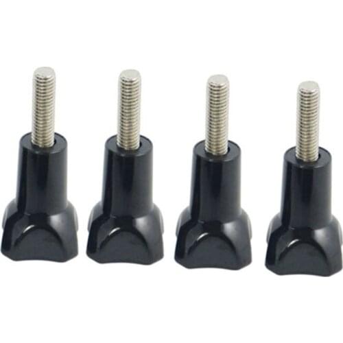 4pcs/Set Hot for Gopro Short Thumb Screw Accessories Thumb Knob Bolt Nut Screw For GoPro Hero 1 2 3 3+ 4 Screw Mount