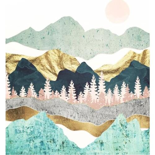 Abstract Canvas Painting Summer Vista Landscape Printing Wall Art Decor Bedrooom Vintage Room Posters Living Room Pictures Home