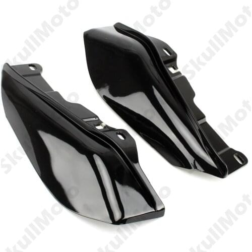Motorcycle Mid-Frame Air Deflector Trim For Harley Touring Street Glide Electra Glide Road King FLHX FLHR 2009-2016 Black